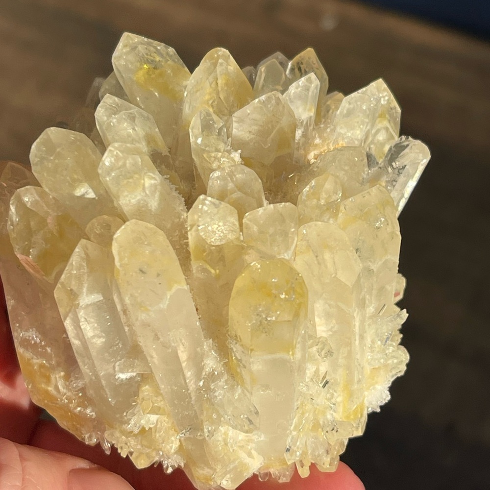 Gorgeous citrine phantom quartz cluster - Picture 4 of 9